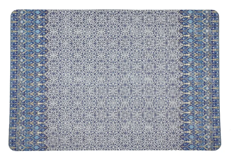 IZNIK CLASSIC RECTANGLE 17.5 PEBBLE PLACEMATS, SET OF 4