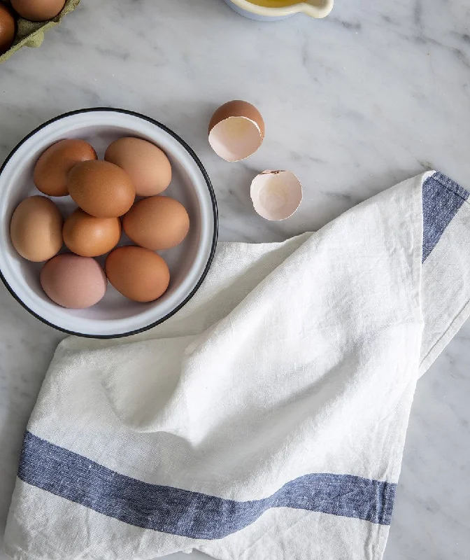 Navy Stripe Linen Placemat | Arles Collection