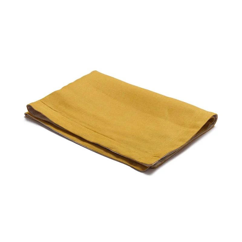 Linen Set of 4 Placemats, 35cm, Honey