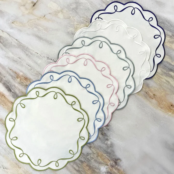 Ribbon Twirl - Placemats (Set of 4)