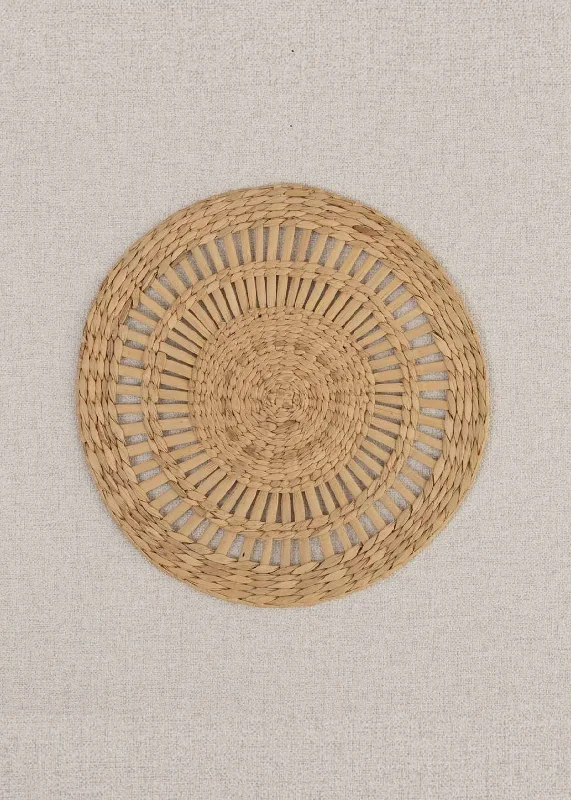 Woven Grass Designer Placemat - Beige