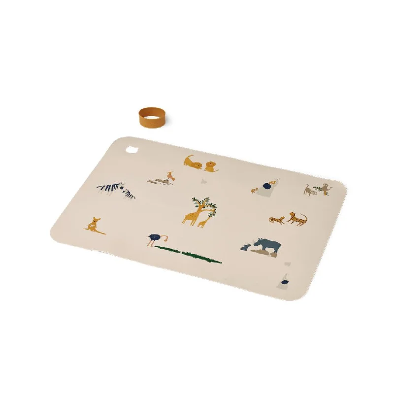 Liewood Jude Printed Placemat - All Together - Sandy