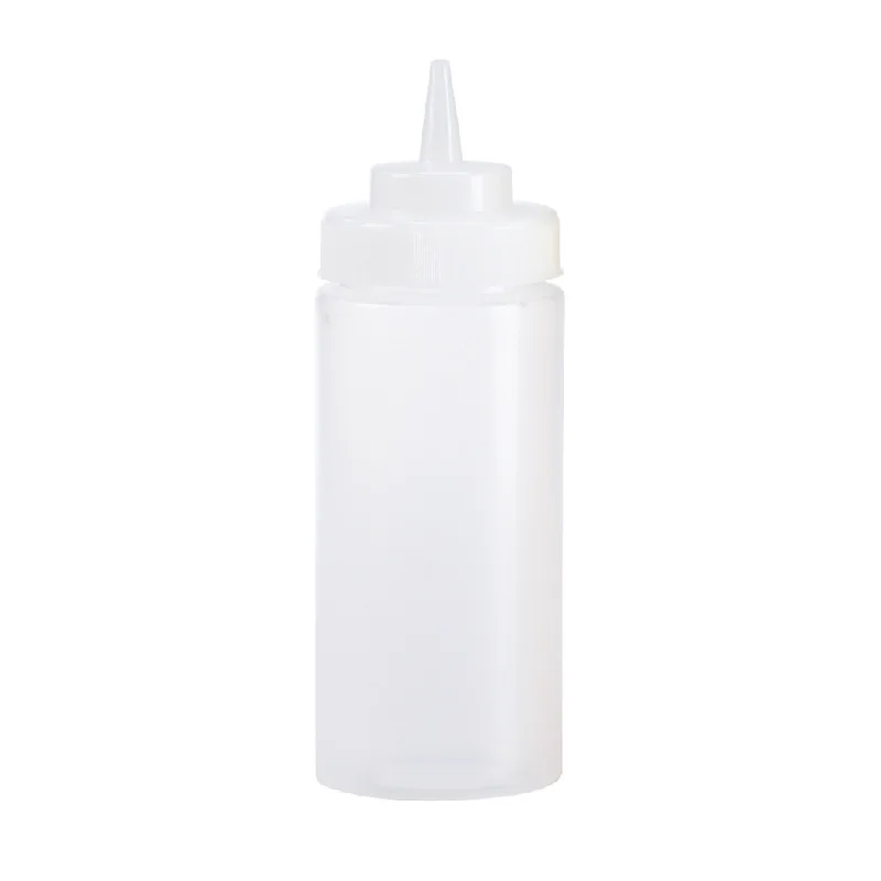 Browne 24 Oz Wide Mouth Squeeze Bottle, Clear