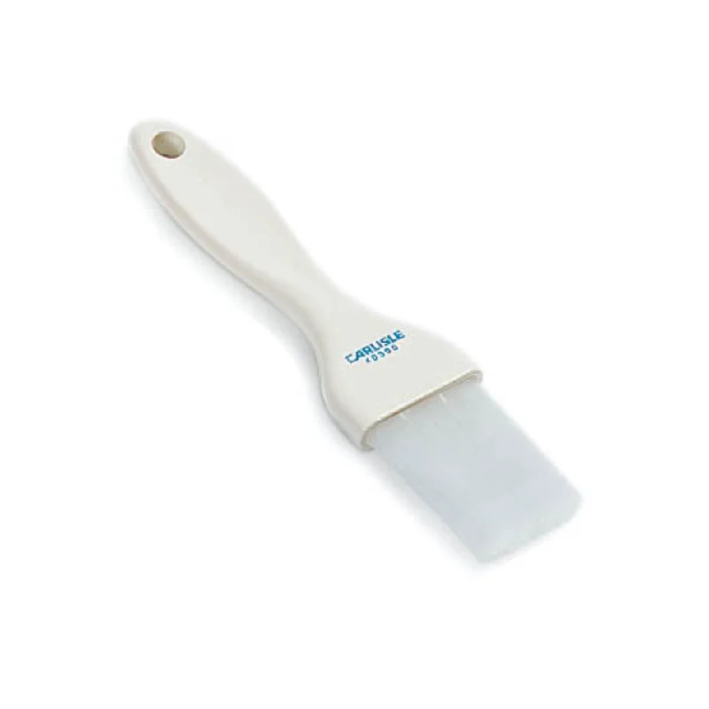 Carlisle 4039002 Galaxy 7" Flat Pastry Brush, White