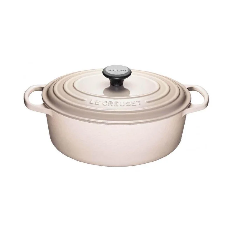 Le Creuset 4.7 Litre Oval French Oven, Meringue