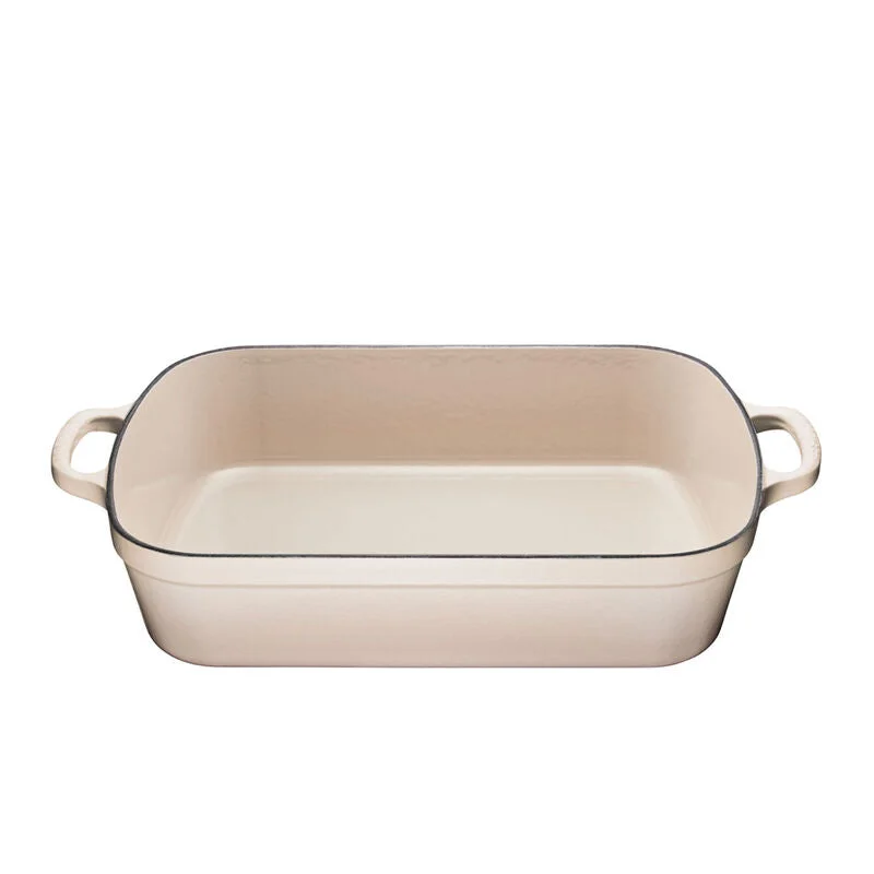 Le Creuset 4.9 Litre Rectangular Roaster - Meringue