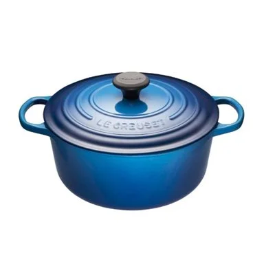 Le Creuset 5.3 Litre Round French Oven, Blueberry