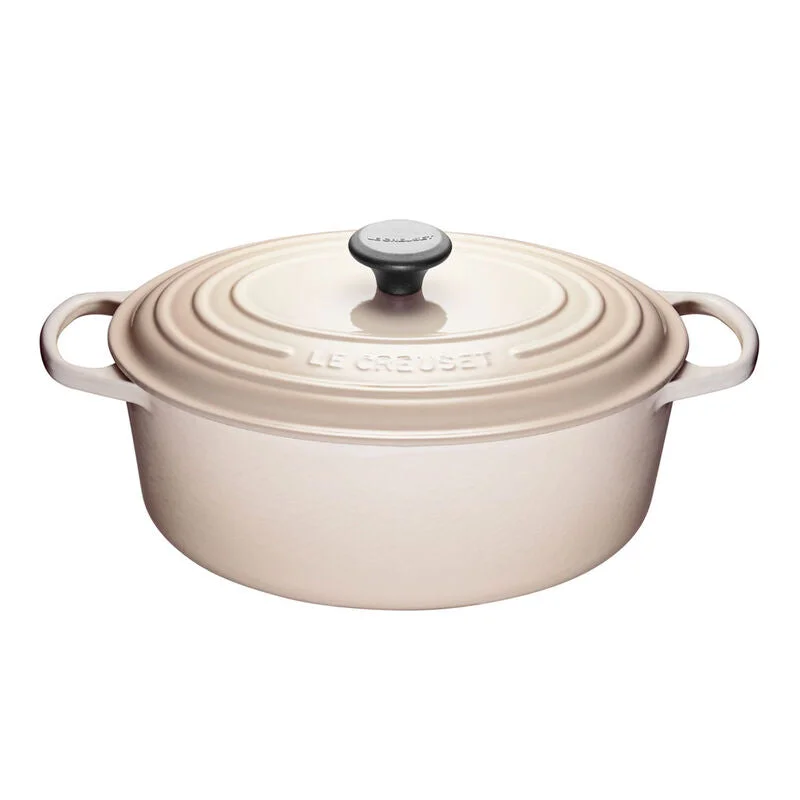 Le Creuset 6.3 Litre Oval French Oven, Meringue