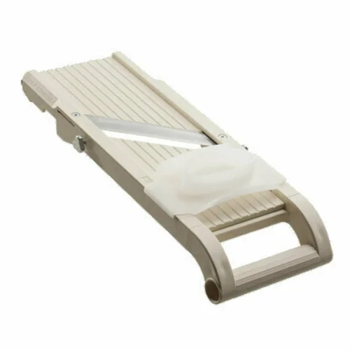 Louis Tellier Japanese Mandoline Slicer with 3 Julienne Blades & Finger Guard, Plastic