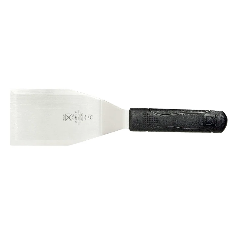 Mercer Culinary Millenia 5" x 3" Solid Turner with Black Handle