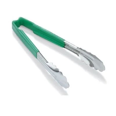 Vollrath 16" Utility Tongs, Green Handle