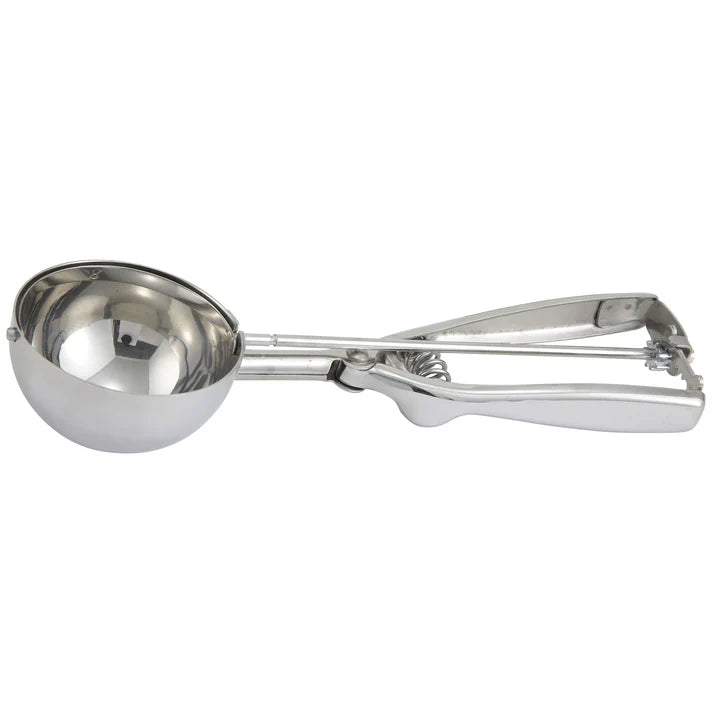 Winco 4 Oz Disher Portioner #8, Stainless Steel - ISS-8