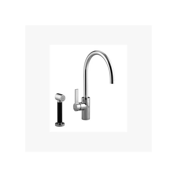 Kitchen Faucet Tara Deck Mount 1 Lever Polished Chrome 9-9/20 Inch