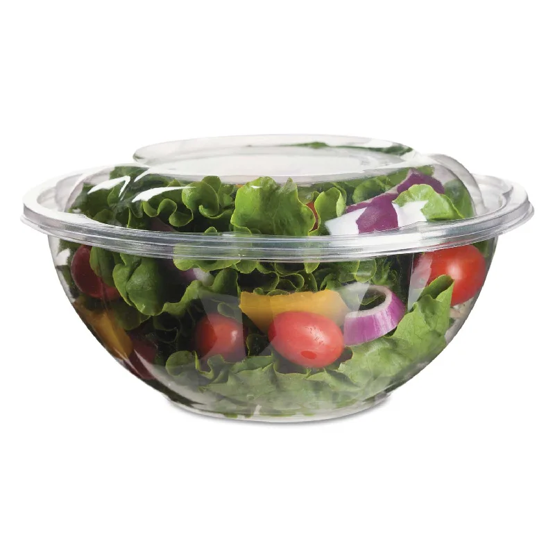 Eco-Products Renewable and Compostable Salad Bowl with Lid, 24 Ounce - 50 per pack/3 packs per case