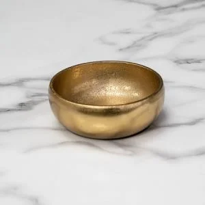 Gilded Textured Dip Bowl