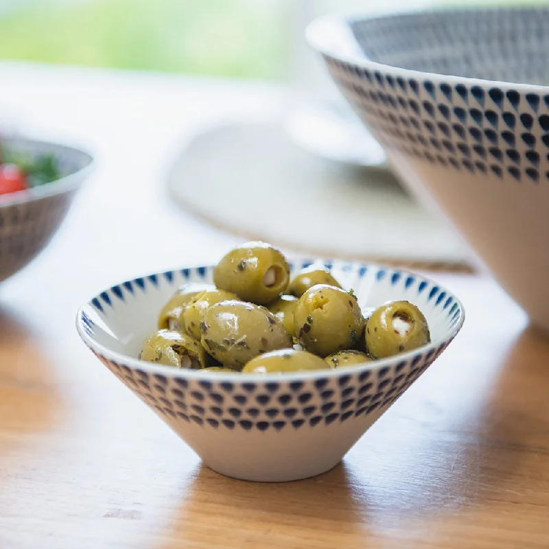 Indigo Drop Dipping Bowl