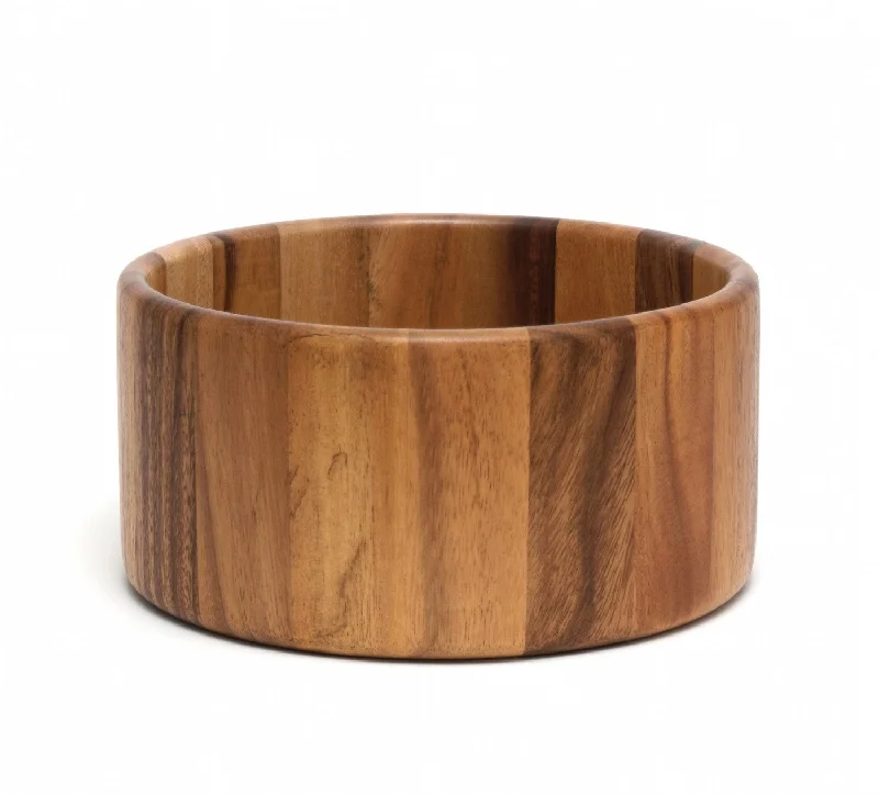 Lipper - Small Acacia Straight Side Bowl