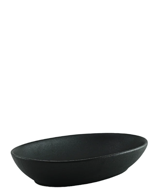 Maxwell & Williams Caviar Oval Bowl - Black