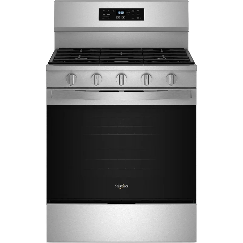 Whirlpool 30" Gas Range (WFGS5030RZ) - Fingerprint Resistant Stainless Steel