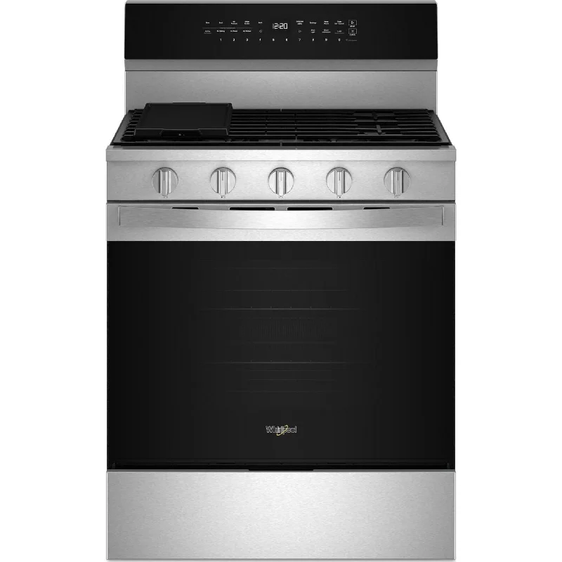 Whirlpool 30" Gas Range (WFGS7530RZ) - Fingerprint Resistant Stainless Steel