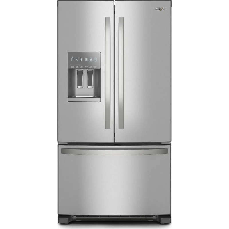 Whirlpool French Door Fridge (WRFF3436RZ) - Fingerprint Resistant Stainless Steel