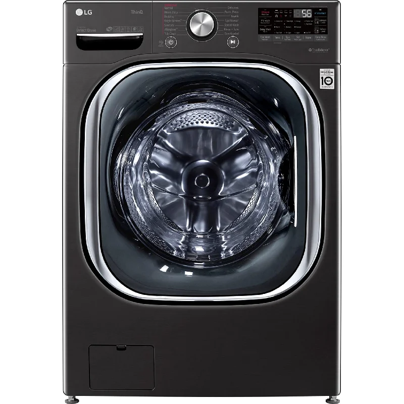 LG Front Load Washer (WM4500HBA) - Black Steel