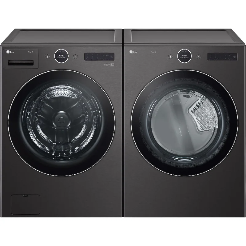 LG Front Load Pair (1568063K) - Black Stainless Steel