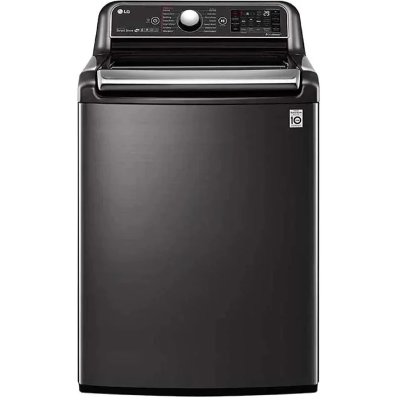 LG Top Load Washer (WT7900HBA) - Black Steel