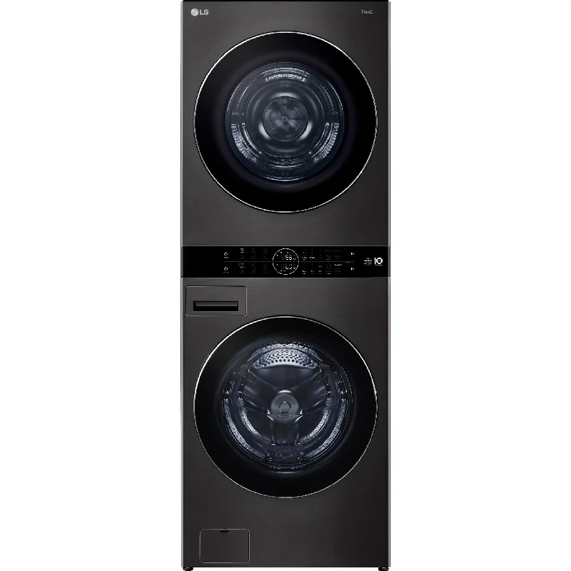 LG Wash Tower (WKHC252HBA) - Black Steel