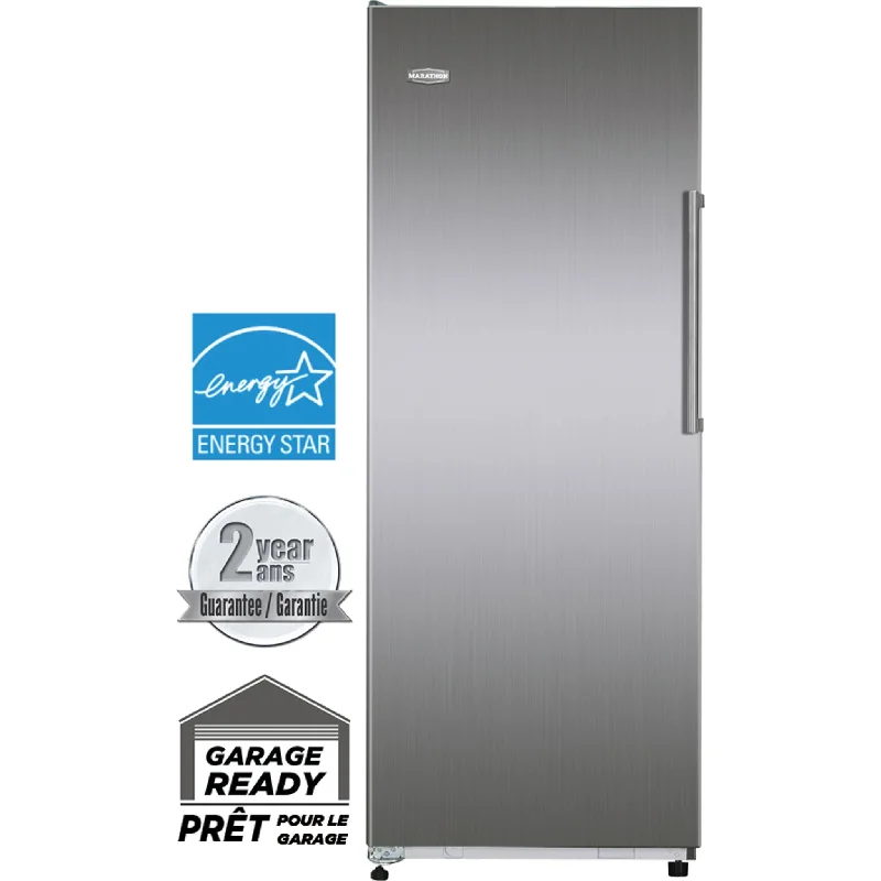 Marathon Upright Freezer (MUF144SS) - Stainless Steel