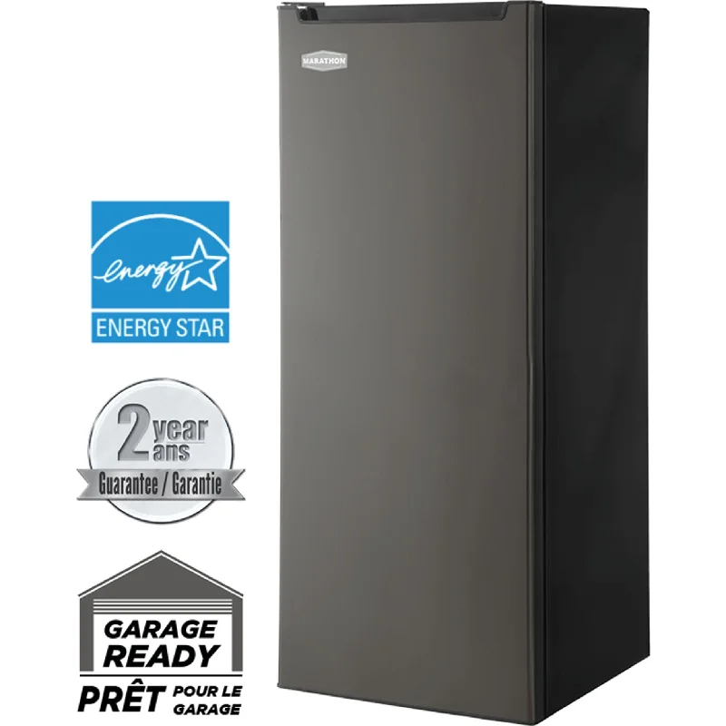 Marathon Upright Freezer (MUF65BLS-2) - Black Steel