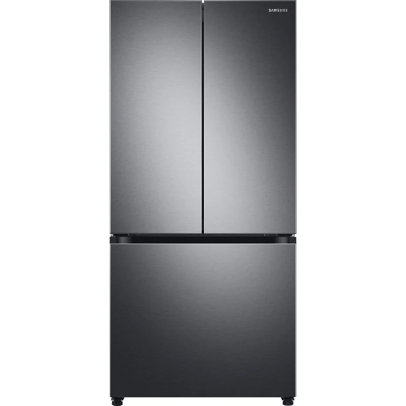 Samsung French Door Fridge (RF25C5551SG) - Fingerprint Resistant  Black Stainless Steel