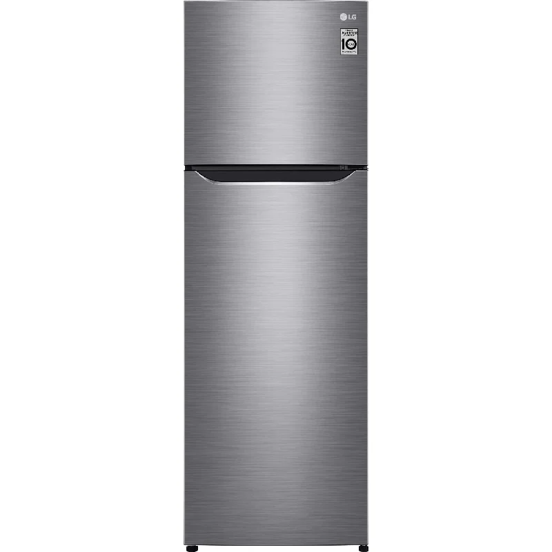 LG Top Mount Fridge (LRTNC0905V) - Platinum Silver Steel