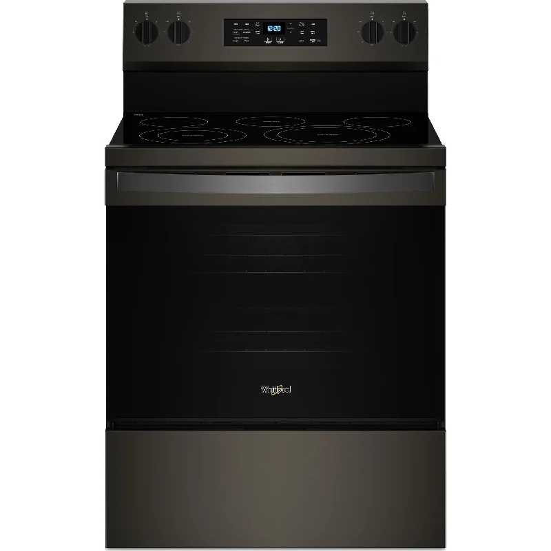 Whirlpool 30" Electric Range (YWFES5030RV) - Black Stainless Steel