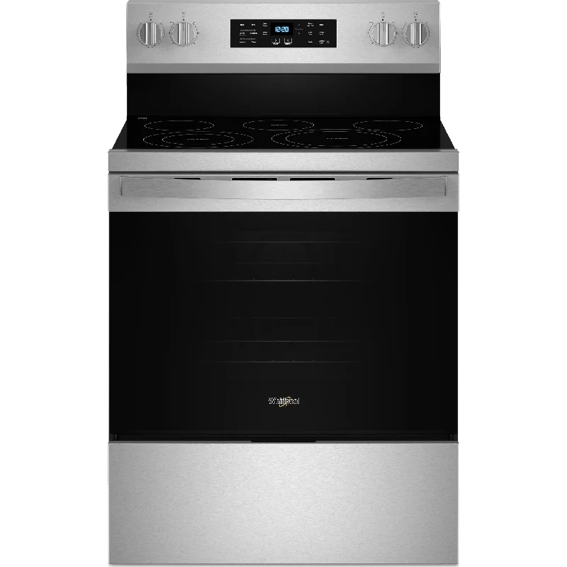 Whirlpool 30" Electric Range (YWFES5030RZ) - Fingerprint Resistant Stainless Steel