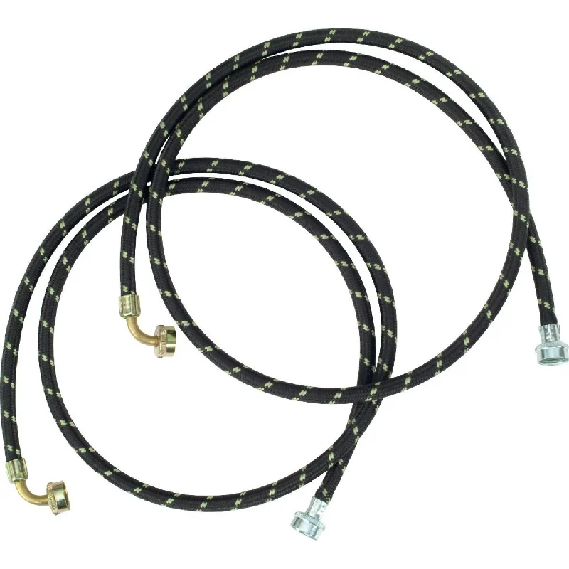 Whirlpool 6L Washer Hose, 90 Elbow, Steel Couplings (8212638RC)