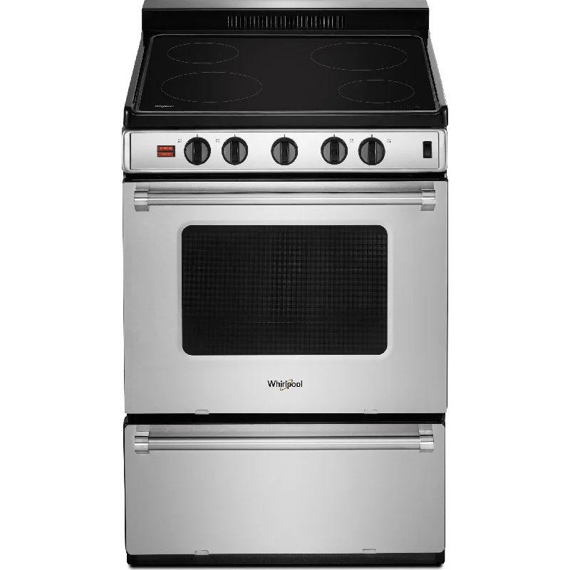 Whirlpool Standard Clean Range (YWFE50M4HS) - Stainless Steel